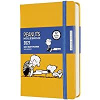 Moleskine - Peanuts Edición Limitada Snoopy y Schroeder- Agenda Diaria 2021 de 12 Meses- un Día por Página- Tapa Dura…